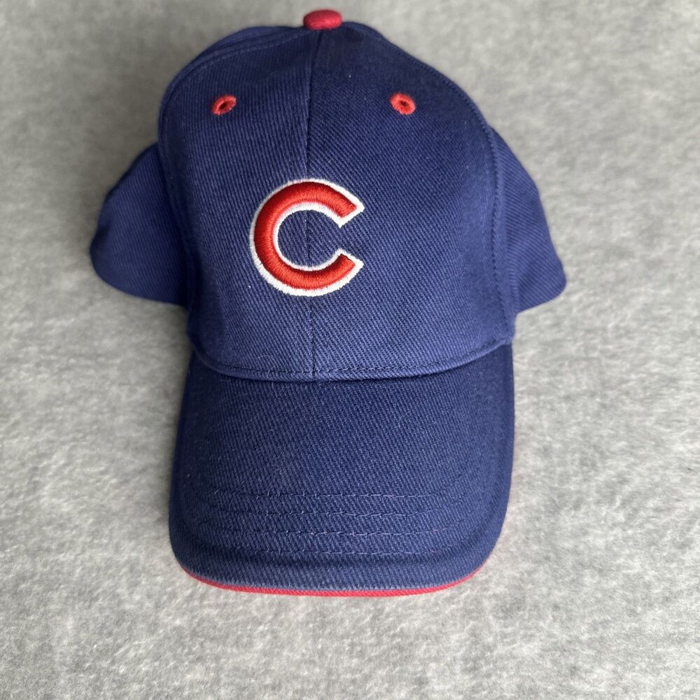 Chicago Cubs Baseball Cap MLB Official Adjustable Hat Boys Girls Blue Red NEW